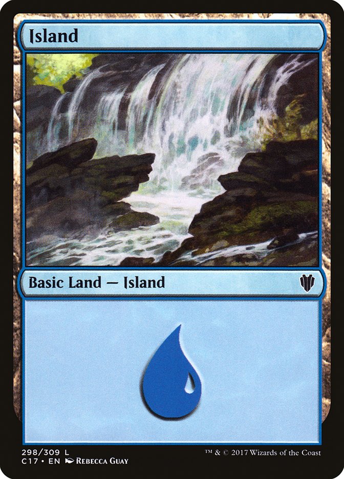 Island, Commander 2017 Card Art