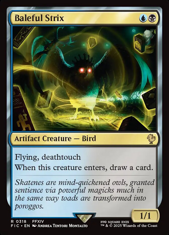 Baleful Strix, Final fantasy commander Card Art