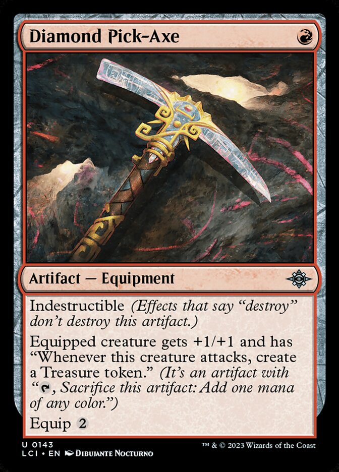 Diamond Pick-Axe, The lost caverns of ixalan Card Art