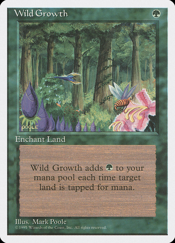 Wild Growth, Fourth edition Card Art