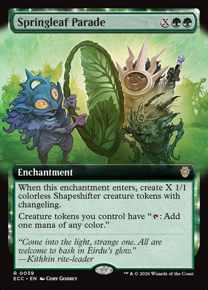 Springleaf Parade, Lorwyn Eclipsed Commander Card Art