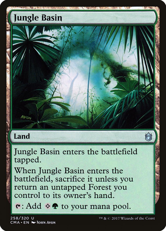 Jungle Basin, Commander Anthology Card Art