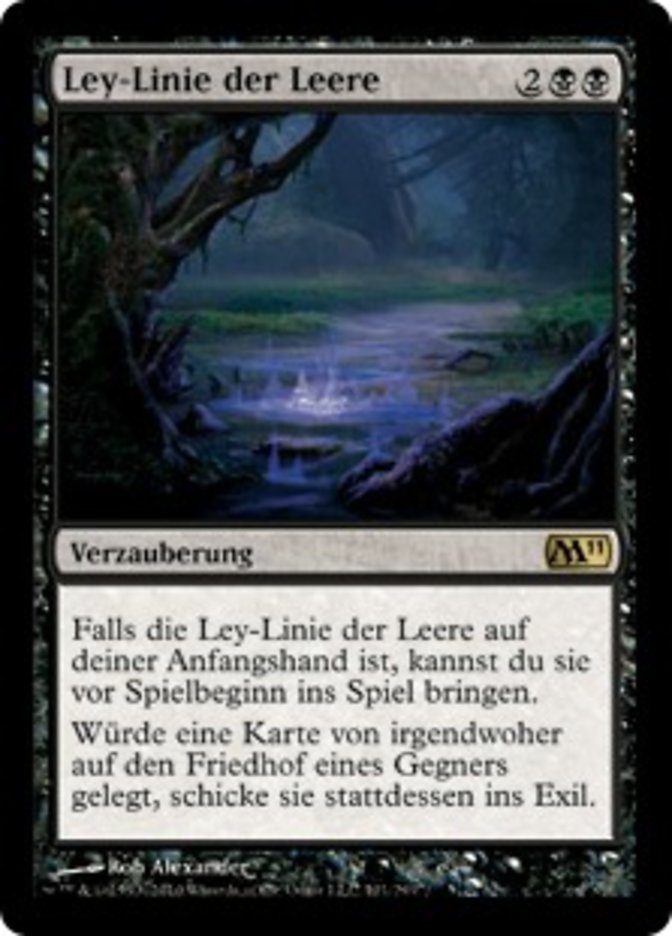 Leyline of the Void, Magic 2011 Card Art