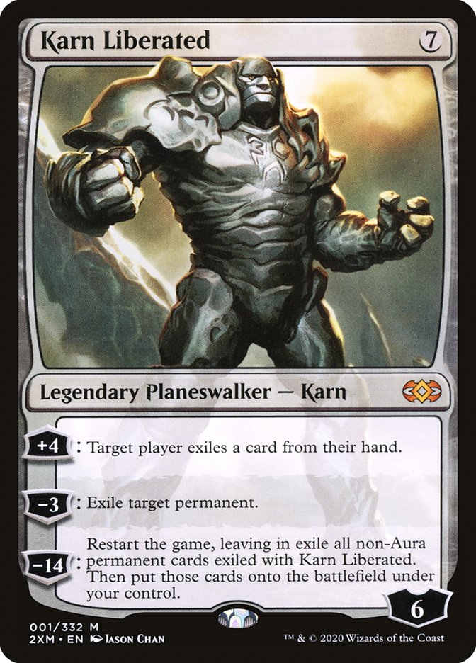 Karn Liberated, Double masters Card Art