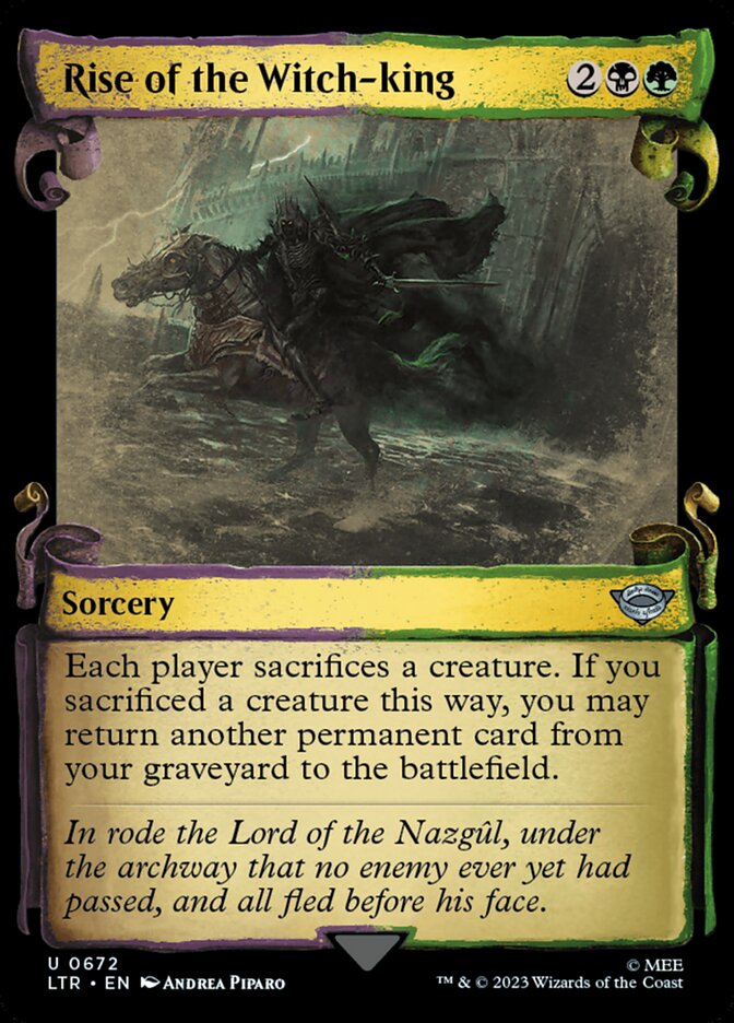 Rise of the Witch-king, The Lord Of The Rings: Tales Of Middle-Earth Card Art