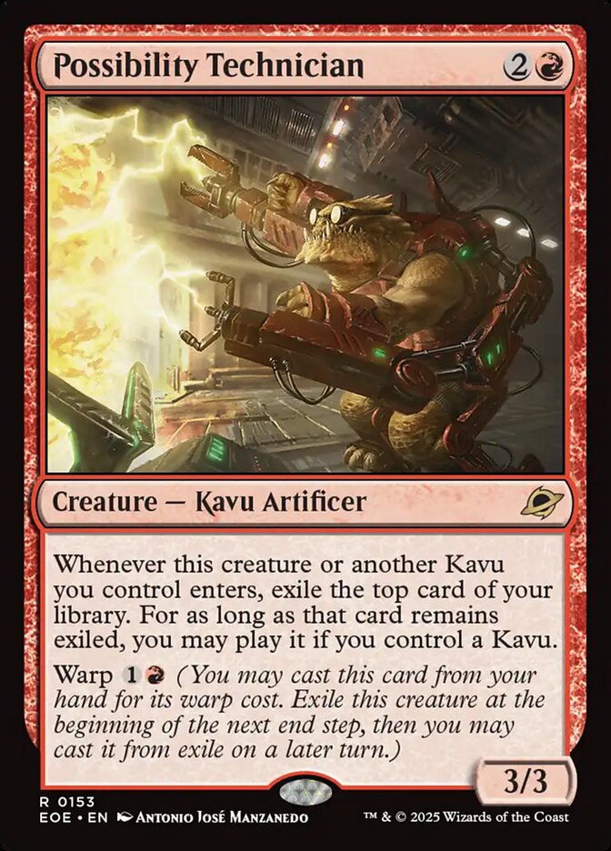 Possibility Technician, Edge Of Eternities Card Art