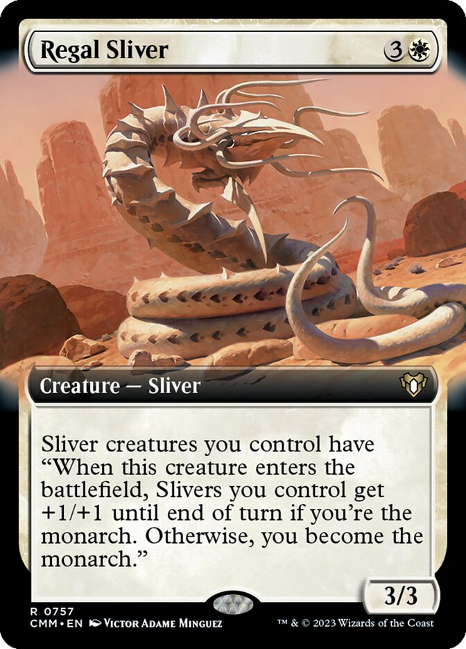 Regal Sliver, Commander Masters Card Art