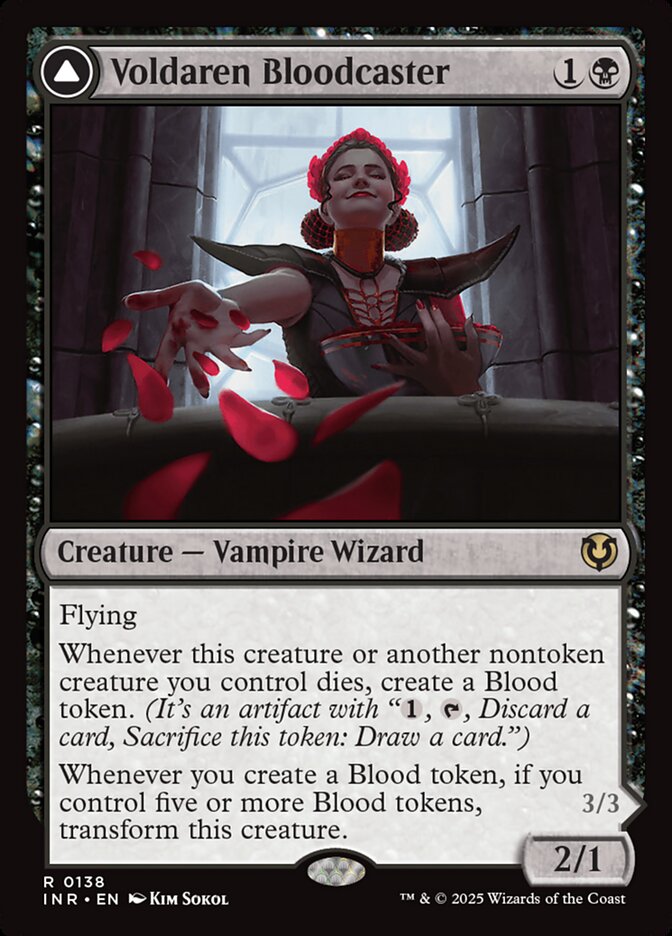 Voldaren Bloodcaster // Bloodbat Summoner, Innistrad remastered Card Art