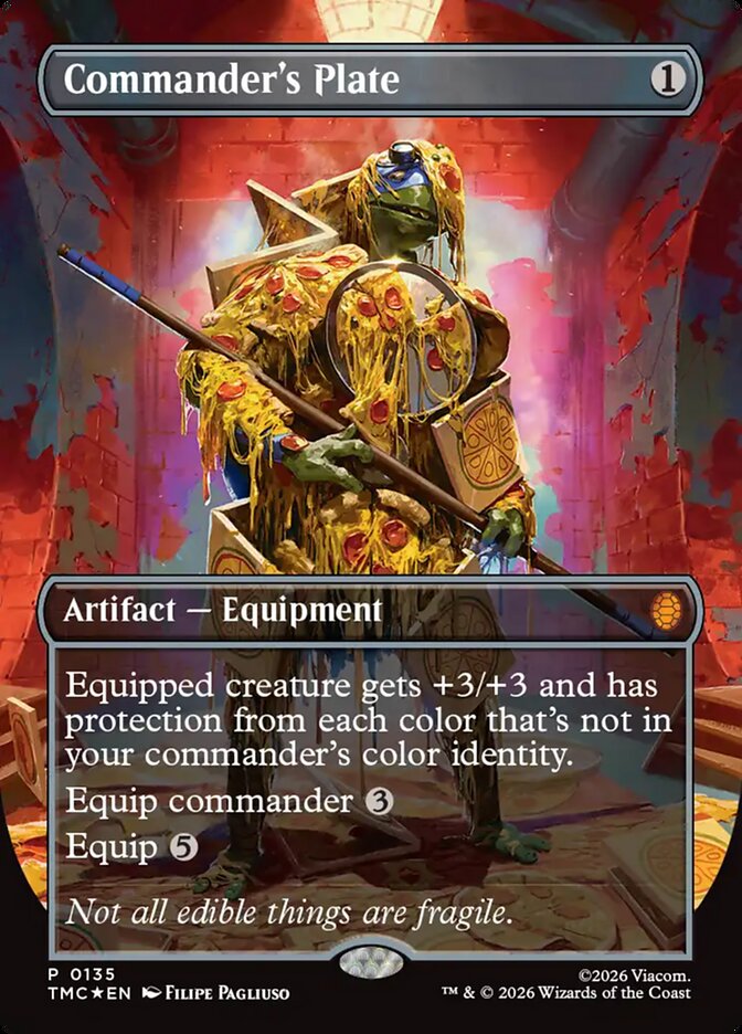 Commander's Plate, Teenage Mutant Ninja Turtles Eternal Card Art