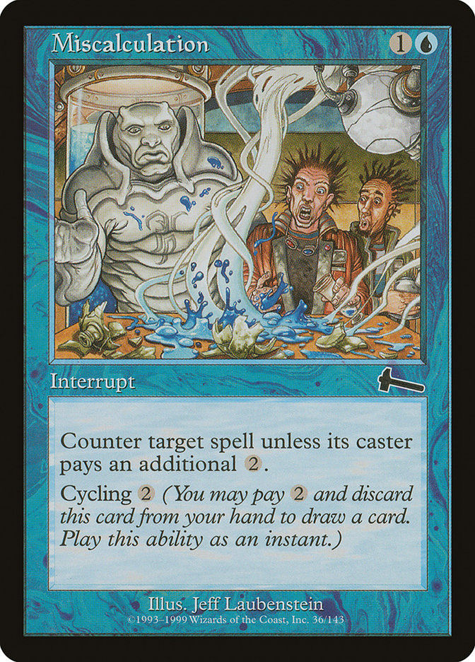 Miscalculation, Urza's legacy Card Art