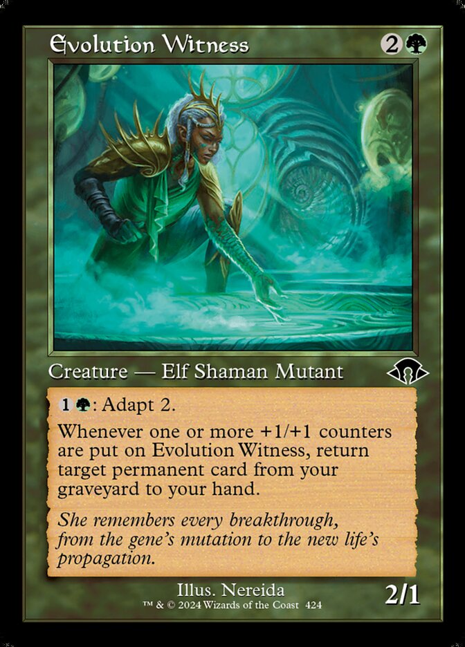Evolution Witness, Modern horizons 3 Card Art