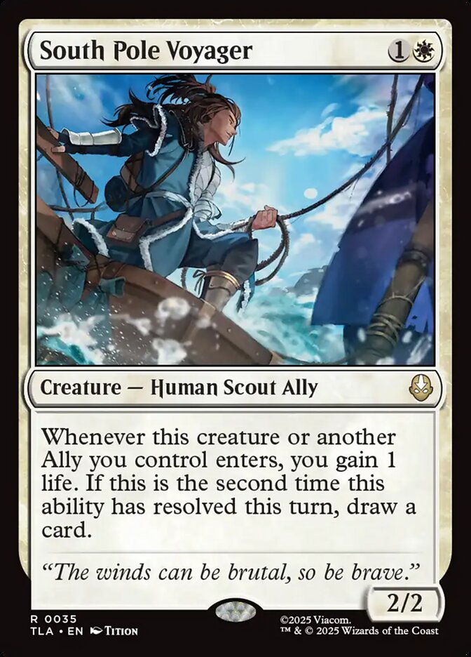 South Pole Voyager, Avatar: The Last Airbender Card Art