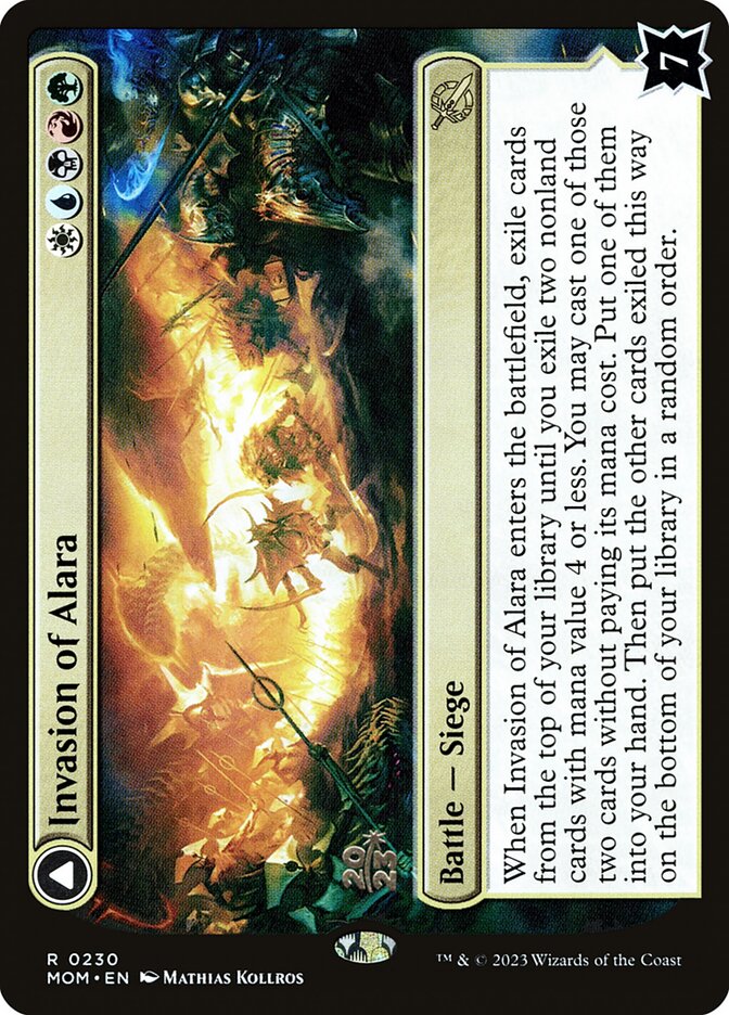 Invasion of Alara // Awaken the Maelstrom, March Of The Machine Promos Card Art