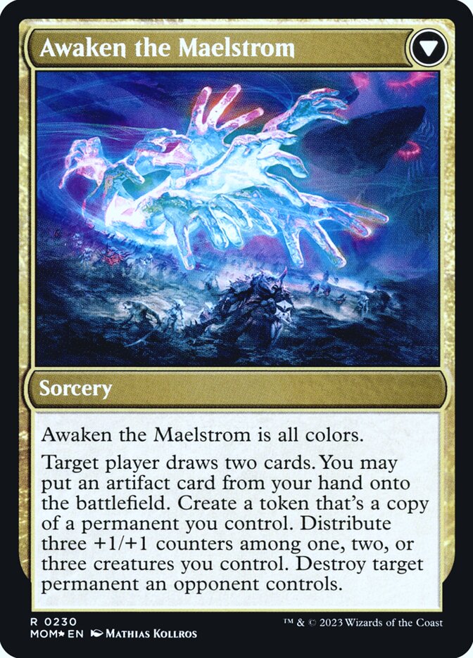 Invasion of Alara // Awaken the Maelstrom, March Of The Machine Promos Card Art