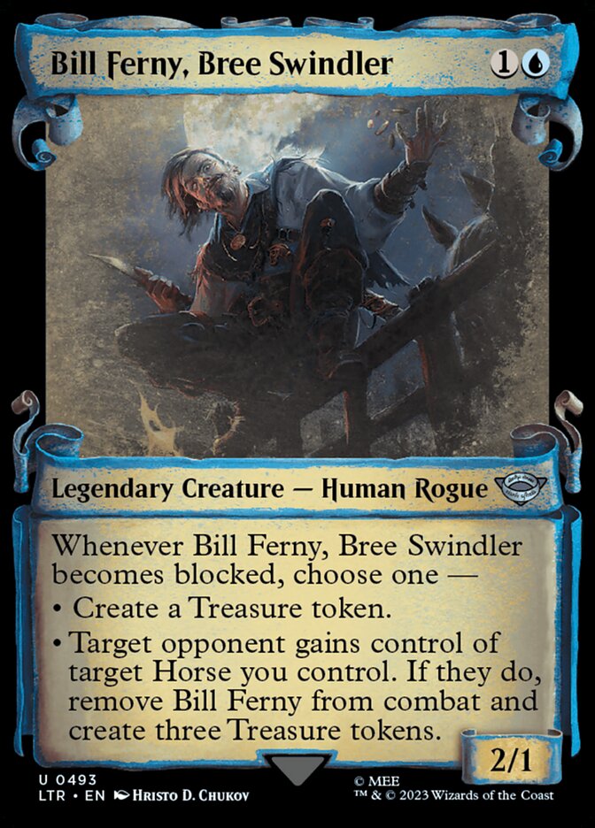 Bill Ferny, Bree Swindler, The lord of the rings: tales of middle-earth Card Art