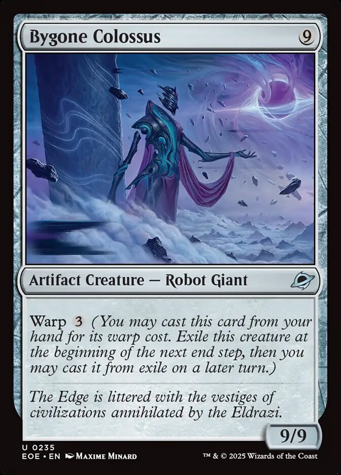 Bygone Colossus, Edge of eternities Card Art