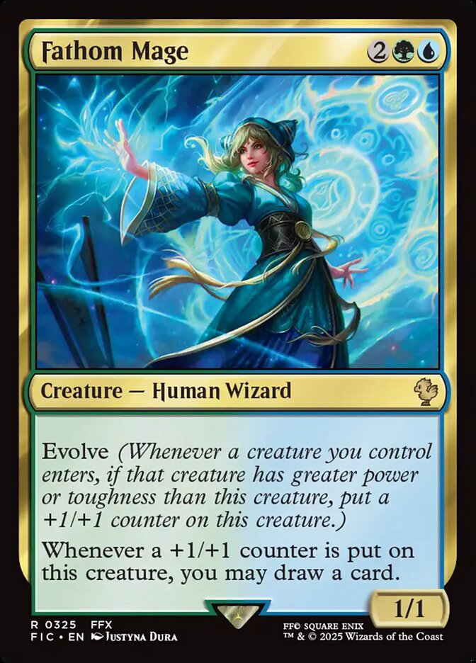 Fathom Mage, Final fantasy commander Card Art