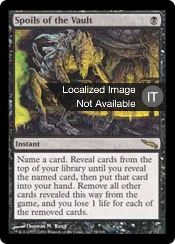 Spoils of the Vault, Mirrodin Card Art