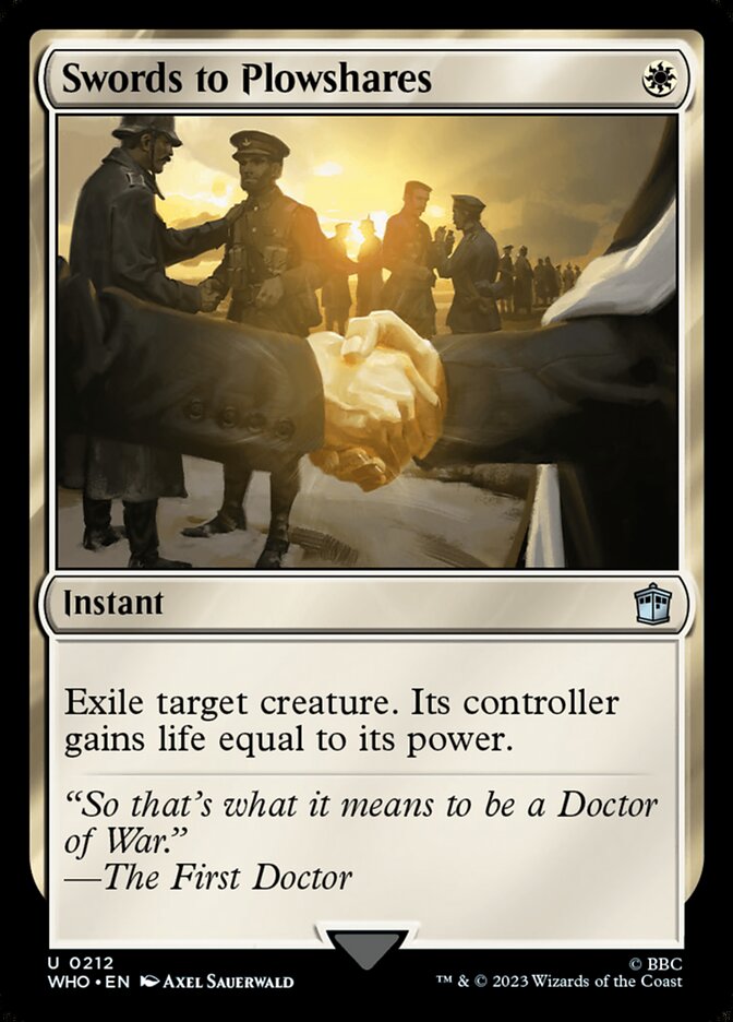 Swords to Plowshares, Doctor Who Card Art