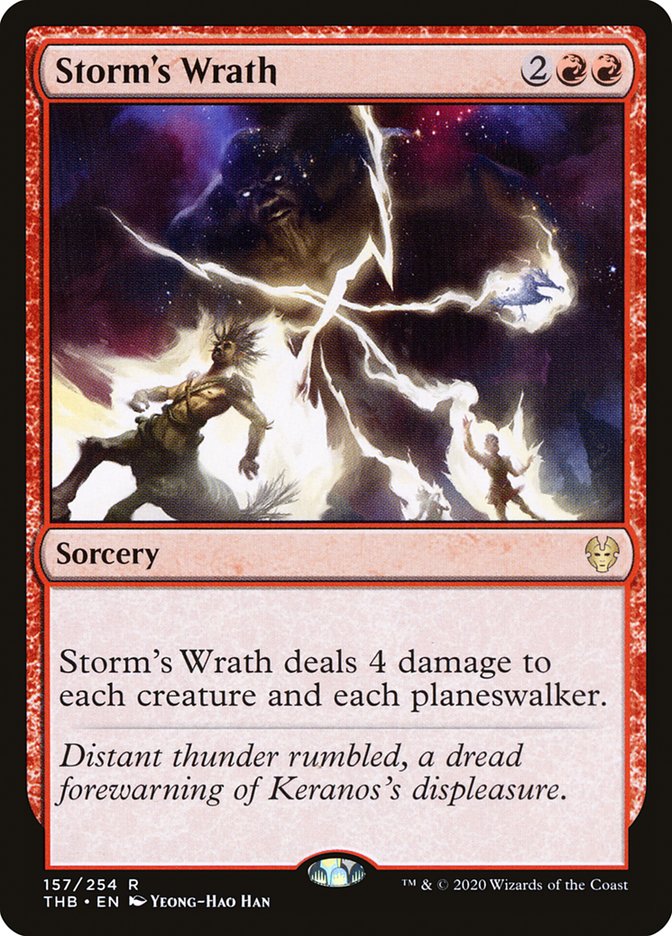 Storm's Wrath, Theros beyond death Card Art