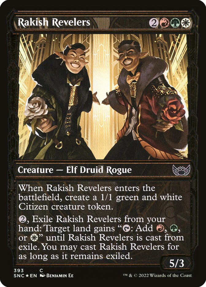 Rakish Revelers - Gilded Foil