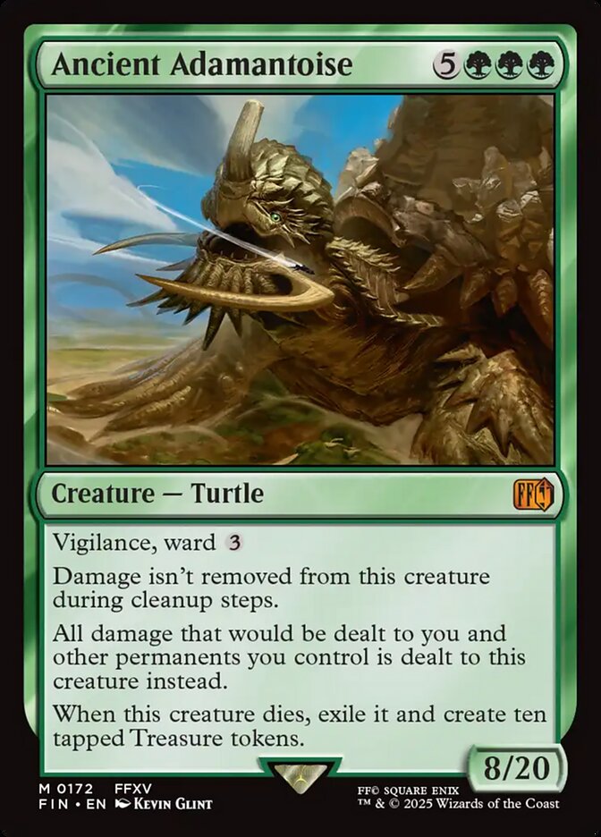 Ancient Adamantoise, Final Fantasy Card Art