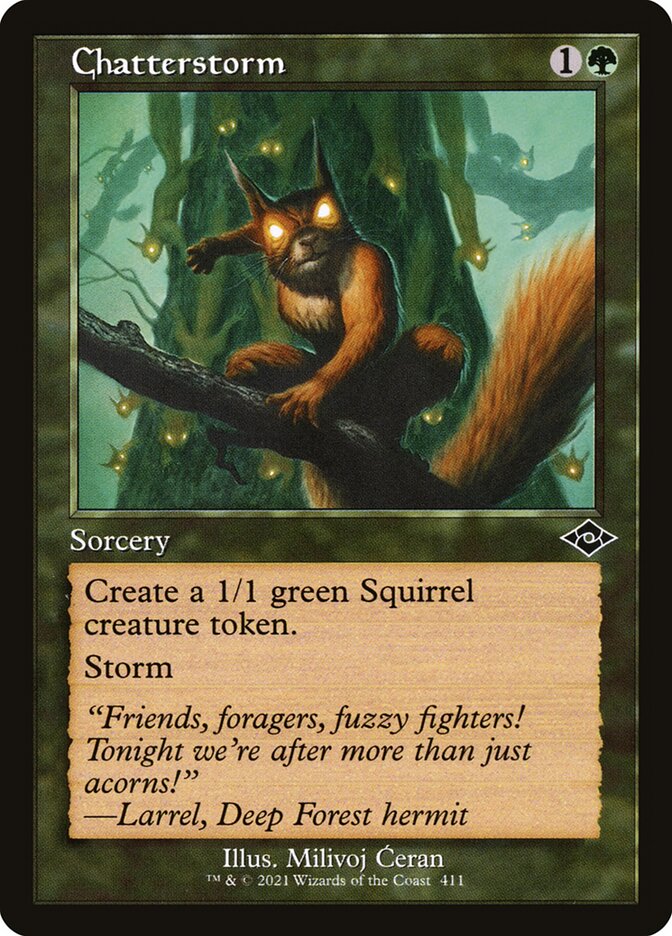 Chatterstorm, Modern Horizons 2 Card Art