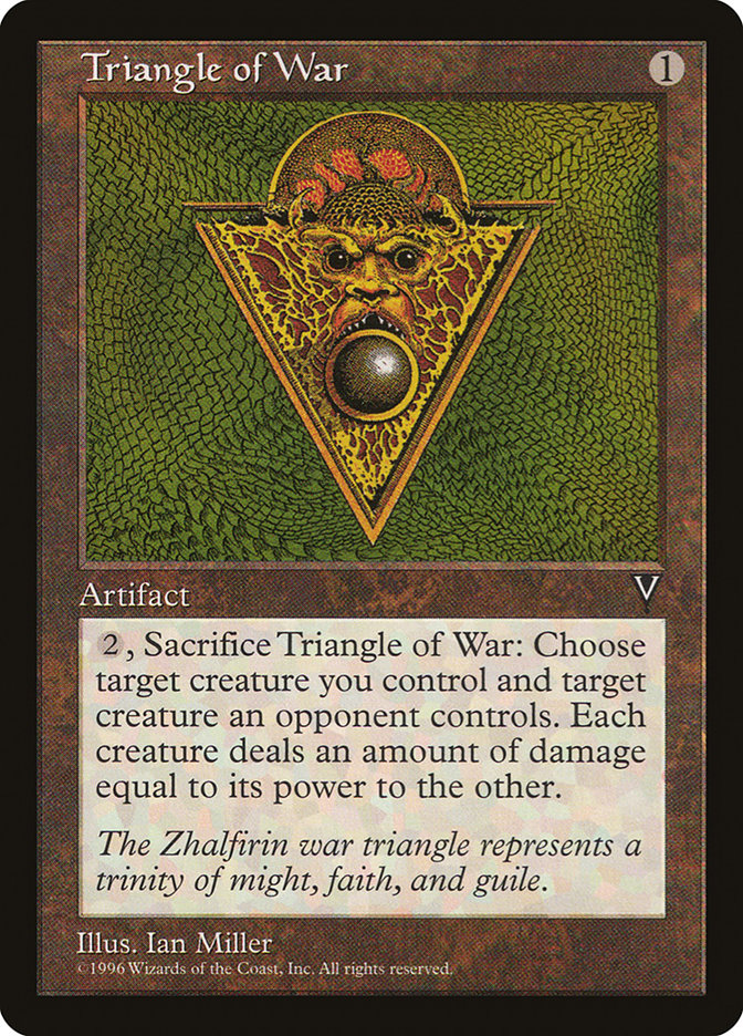 Triangle of War, Visions Card Art