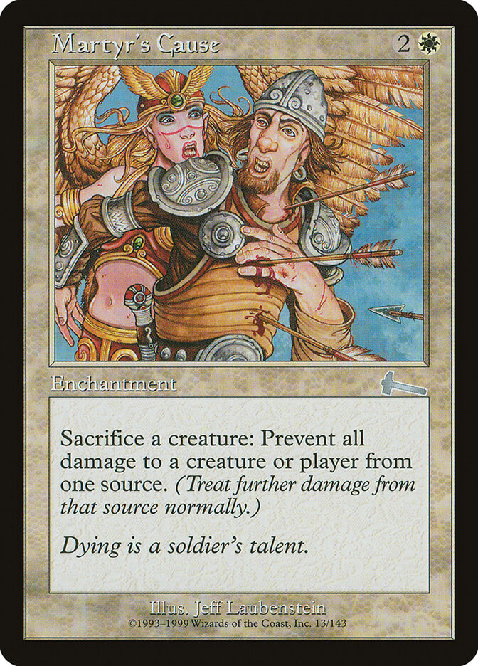 Martyr's Cause, Urza'S Legacy Card Art