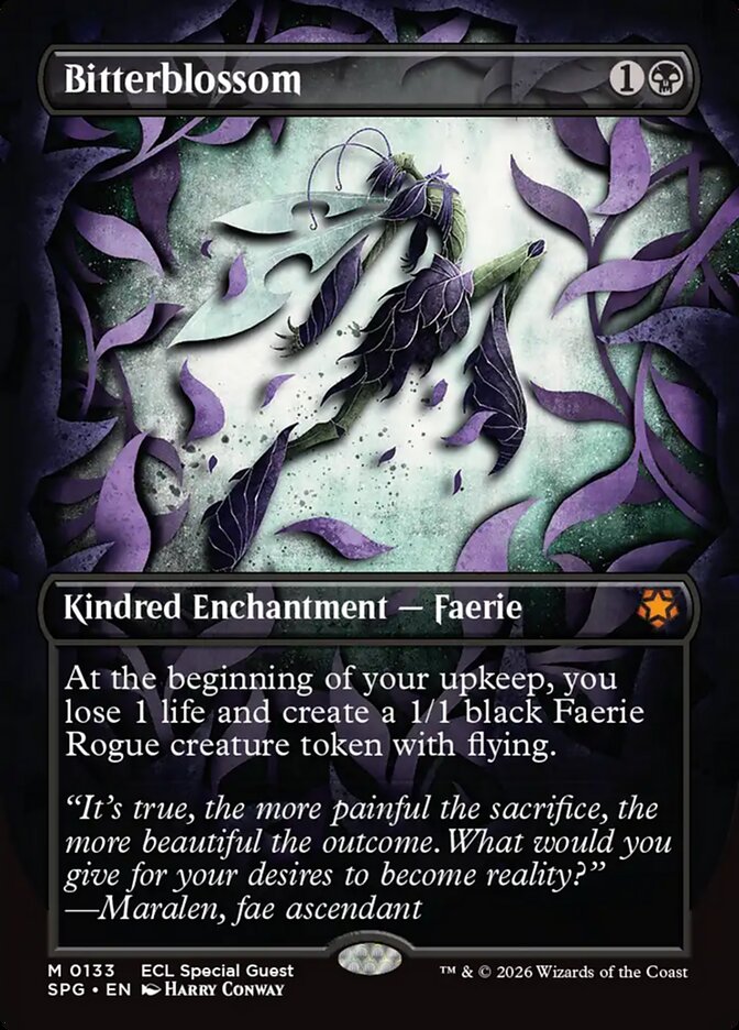 Bitterblossom, Special Guests Card Art