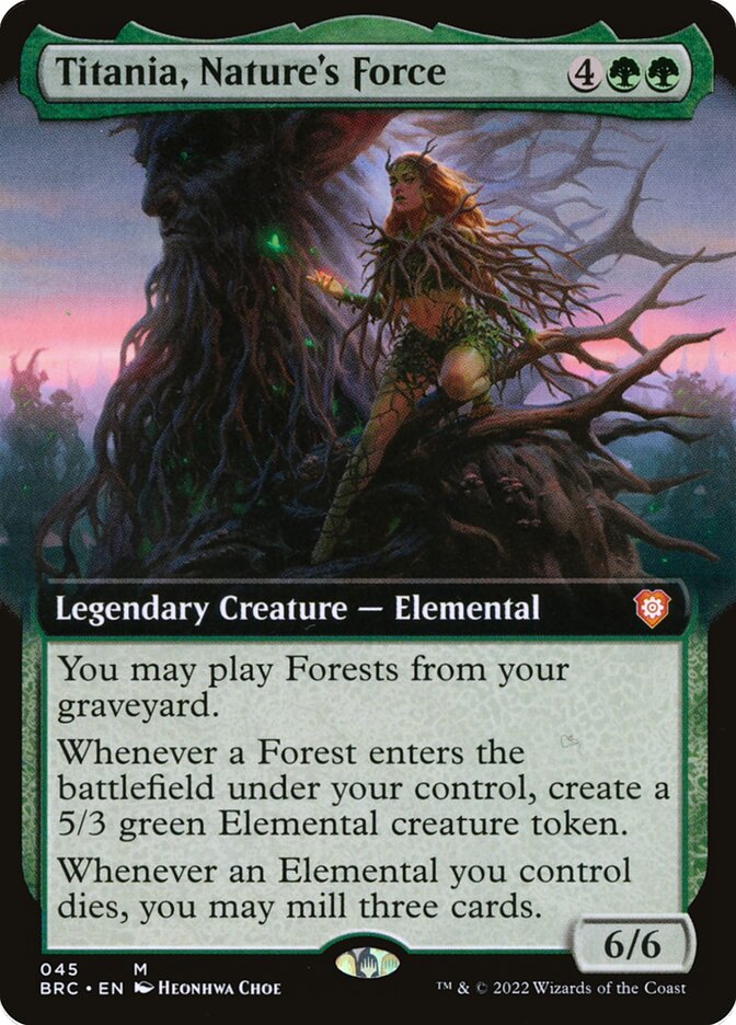 Titania, Nature's Force, The Brothers' War Commander Card Art