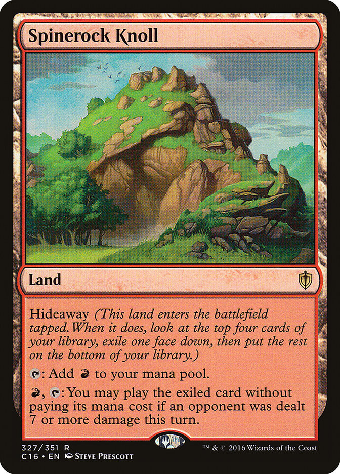 Spinerock Knoll, Commander 2016 Card Art