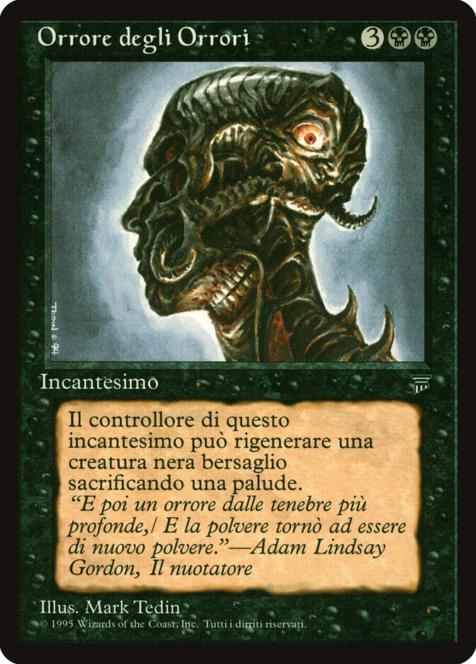 Horror of Horrors, Legends Card Art