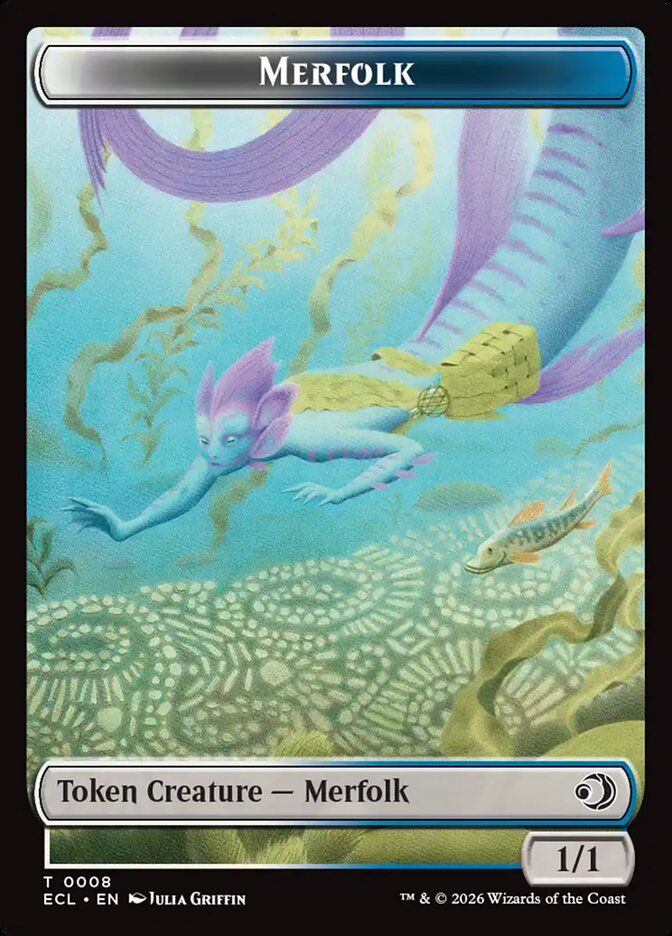 Merfolk, Lorwyn Eclipsed Tokens Card Art