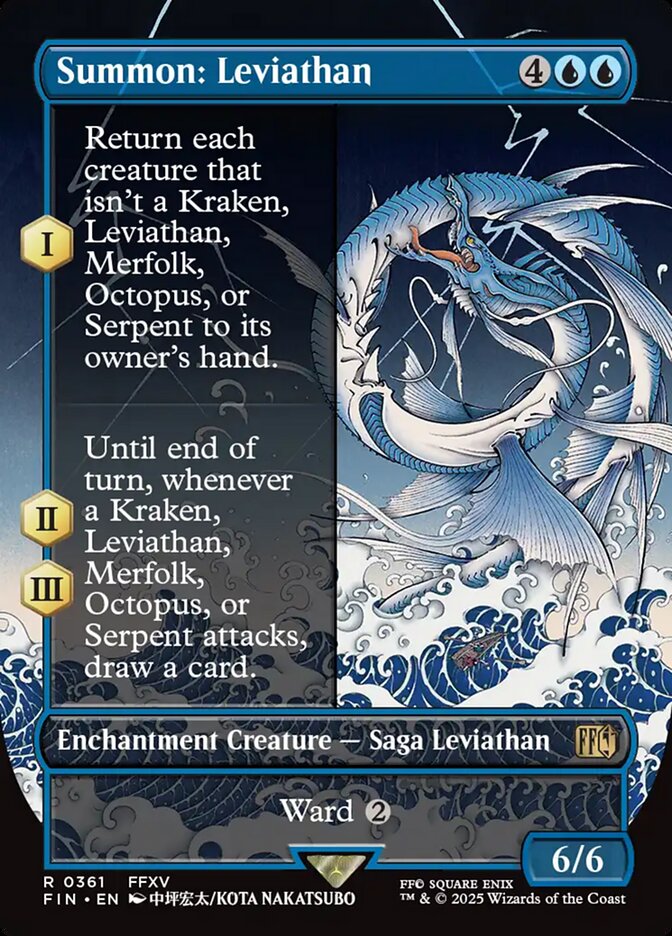 Summon: Leviathan, Final Fantasy Card Art