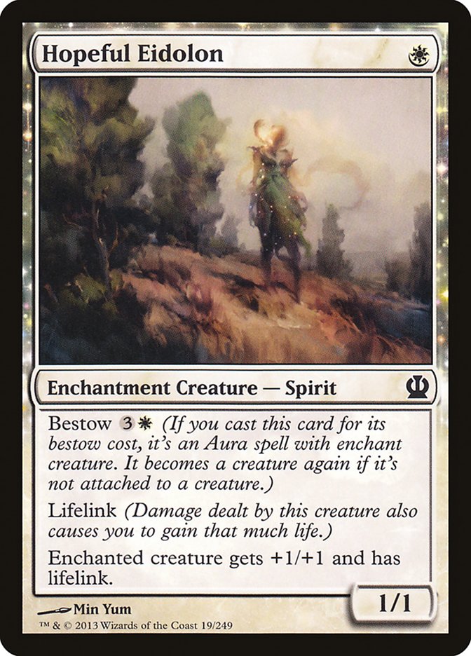 Hopeful Eidolon, Theros Card Art