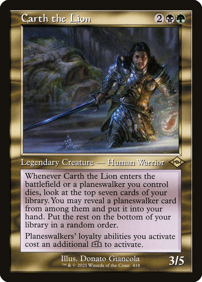 Carth the Lion, Modern horizons 2 Card Art