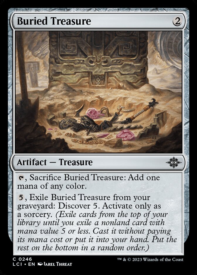 Buried Treasure, The lost caverns of ixalan Card Art