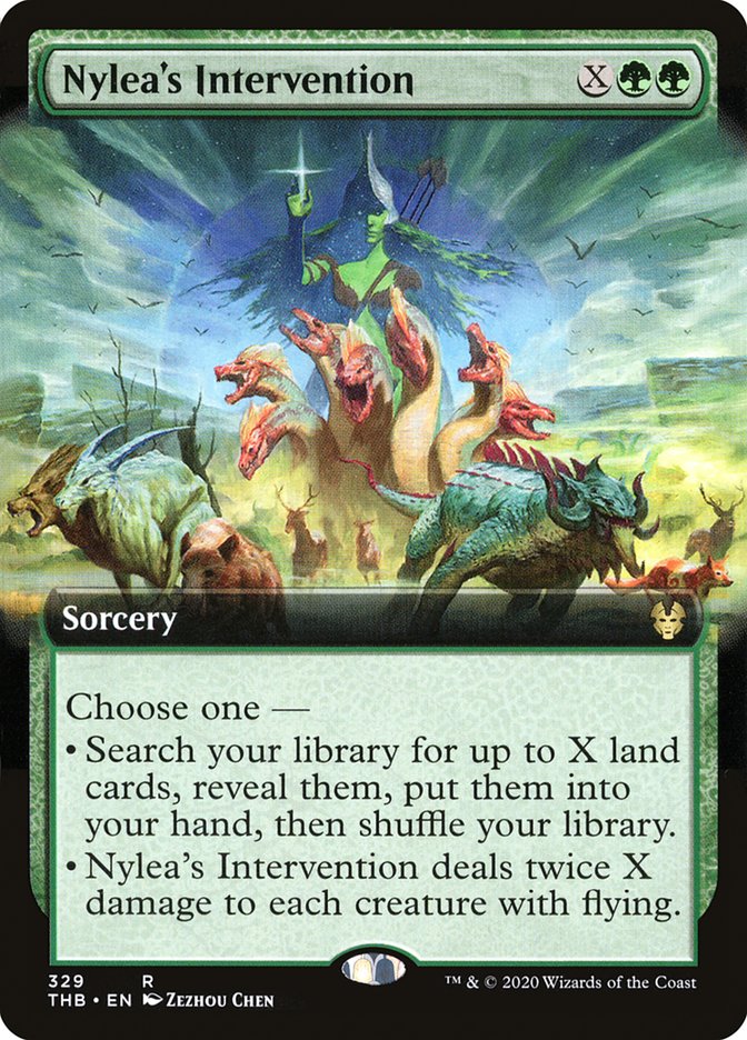 Nylea's Intervention, Theros beyond death Card Art