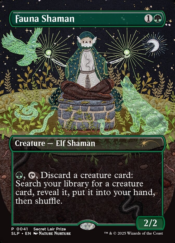 Fauna Shaman, Secret Lair Promo Card Art