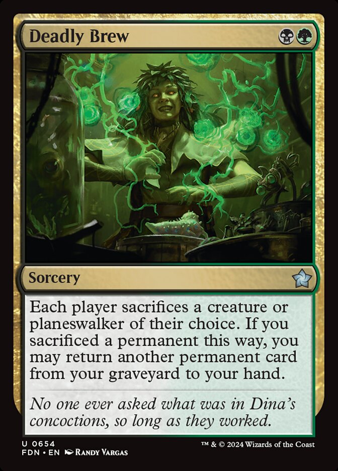 Deadly Brew, Foundations Card Art