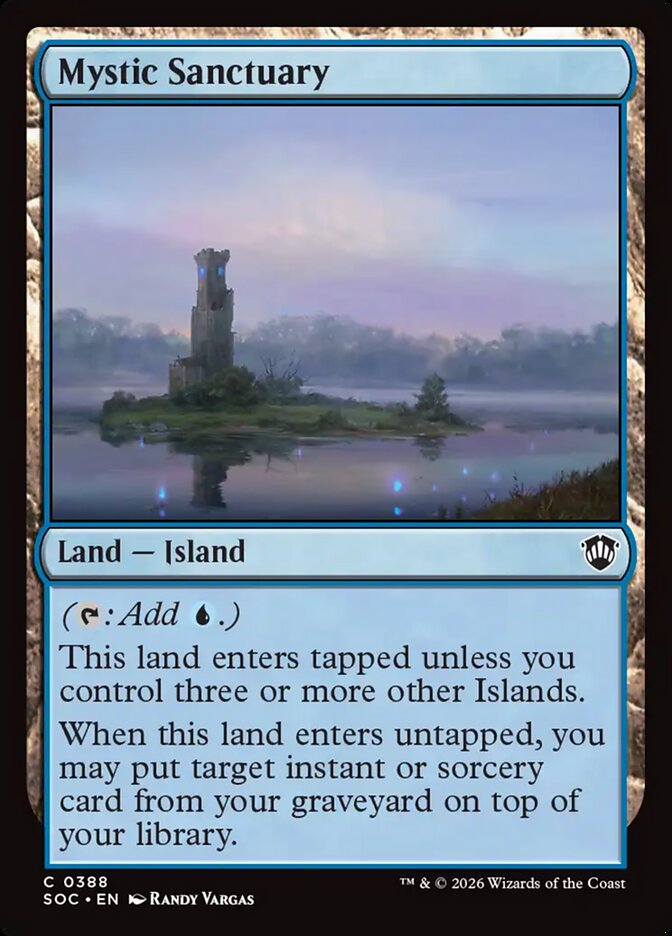 Mystic Sanctuary, Secrets Of Strixhaven Commander Card Art