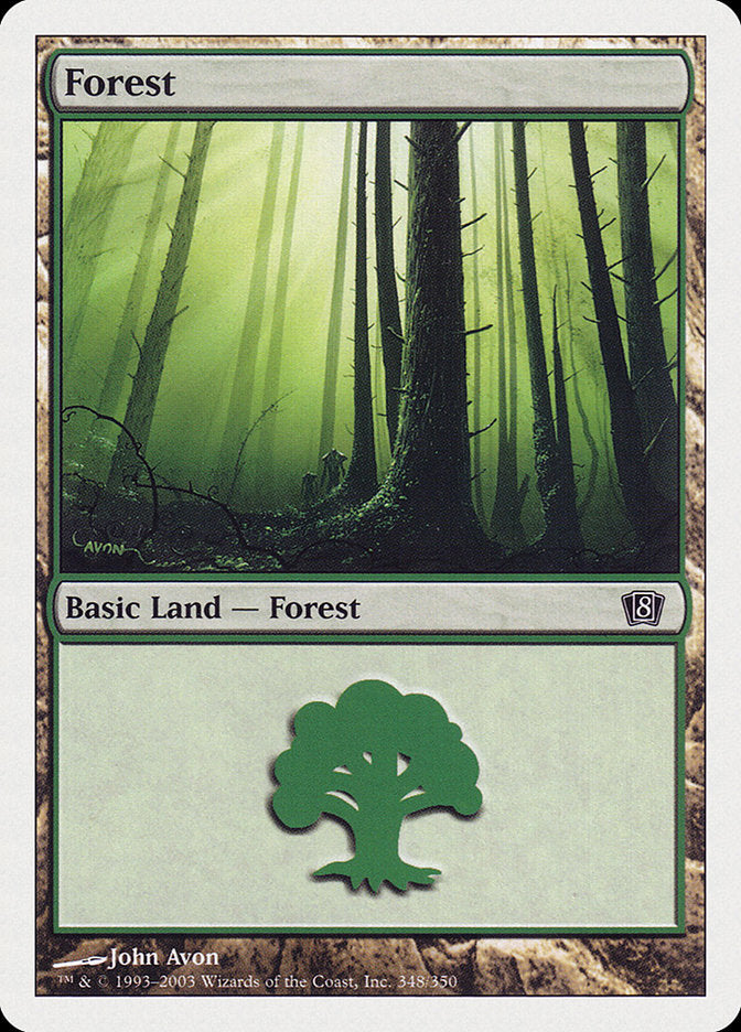 Forest, Eighth edition Card Art