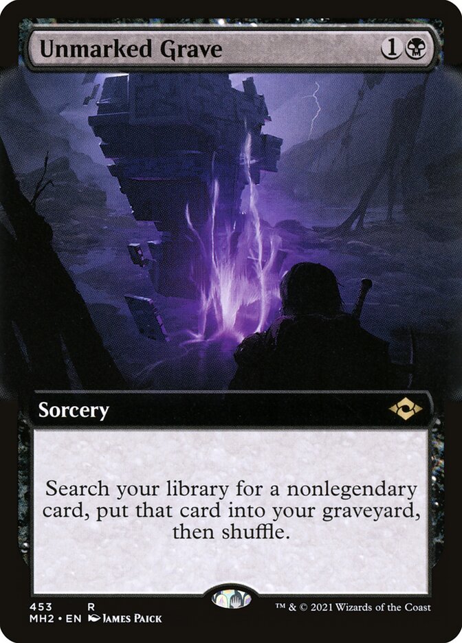 Unmarked Grave, Modern Horizons 2 Card Art