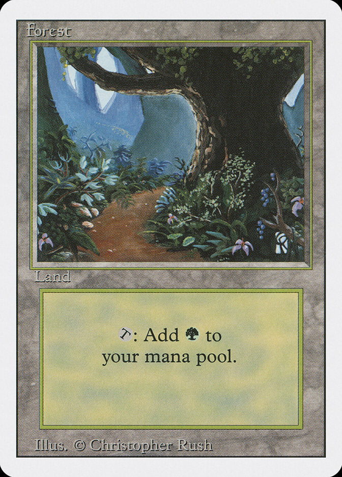 Forest, Revised edition Card Art