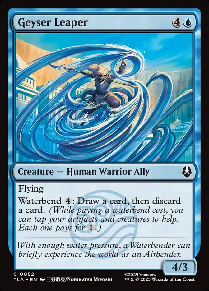 Geyser Leaper, Avatar: The Last Airbender Card Art