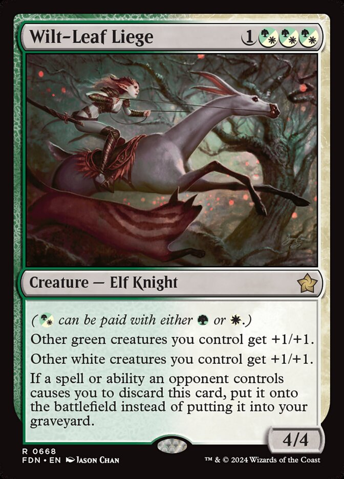 Wilt-Leaf Liege, Foundations Card Art