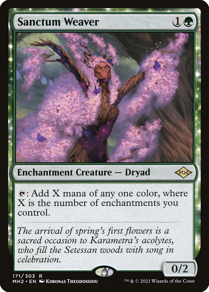 Sanctum Weaver, Modern Horizons 2 Card Art