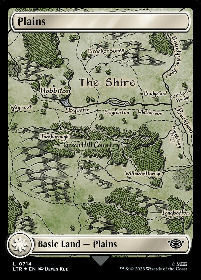 Plains, The lord of the rings: tales of middle-earth Card Art
