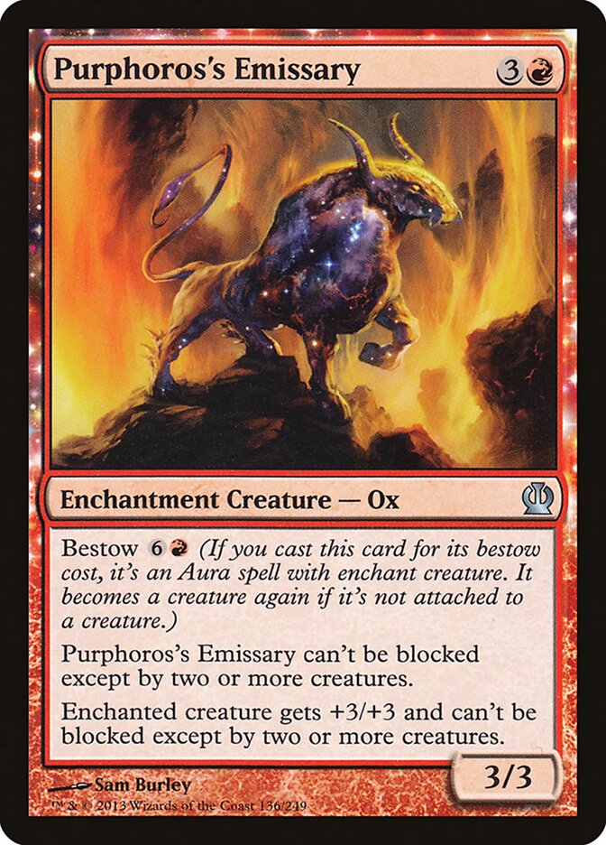 Purphoros's Emissary, Theros Card Art
